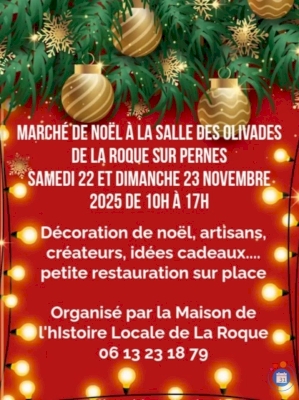 Marché de Noël de La Roque sur Pernes
