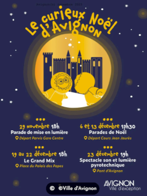 Marché de noël à Avignon 
