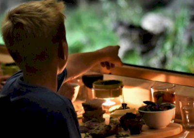 Le diner au Petit Observatoire 